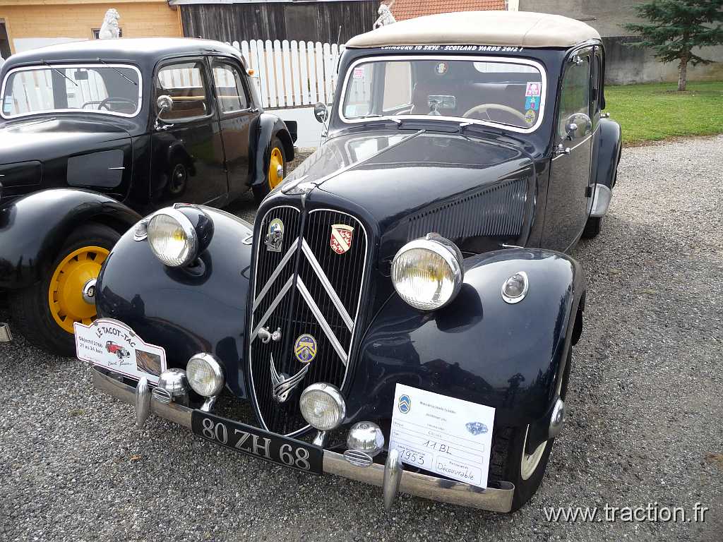 2014_Rustenhart (83).JPG - 34ème Randonnée Internationale des Vendanges organisée par le CVAAM, Traction 11 BL Découvrable de 1953